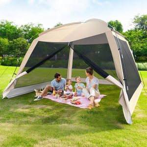 Tenda da campeggio con zanzariera da 8 a 10 persone con protezione solare antiUV, - Product Image 4