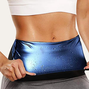 सर्वश्रेष्ठ बॉडी कमर ट्रेनर प्रीमियम पॉलिमर कपड़े सॉना स्लिमिंग बेल्ट कमर ट्रिमर - Product Image 2