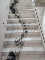 Escalier en granit gris G654, marches et marches d'escalier en granit, 100% granit et marbre naturels, escalier moderne extérieur MT, 15-20 jours