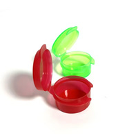 Nouveauté 2024 : Mini pot en plastique PP avec couvercle à charnière, transparent, pour pilules, échantillons cosmétiques, 1g, 3g, 5g, 10g – Échantillon gratuit