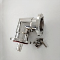 Connecteur coaxial RF mâle à bride EIA 25/8 po, adaptateur femelle à angle droit 3-1/8 po, connecteur électrique étanche