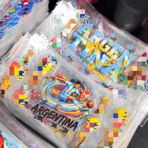 Production d'usine de pointe, Autocollants UV DTF pour gobelets, PET 16Oz, faciles à décoller, motifs sportifs de joueurs de football, impression par transfert anti-rayures - Product Image 2