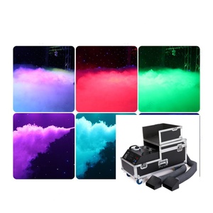 3000W bassa che giace nebbia macchina acqua a doppia uscita macchina fumo di terra per la fase di nozze festa in discoteca - Product Image 6