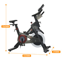 Bicicleta de Spinning para Gimnasio con Sistema de Freno Magnético y Logotipo Personalizado para Uso Doméstico, Venta al Por Mayor Lijiujia