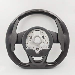 Volante Personalizado de Fibra de Carbono y Alcántara Modelo M para <span class=keywords><strong>Audi</strong></span> A3 8V A4 A5 A6 A7 C6 C7 C8 S3 S4 S5 S6 B7 B8 B9 Q5 Q7 - Product Image 2