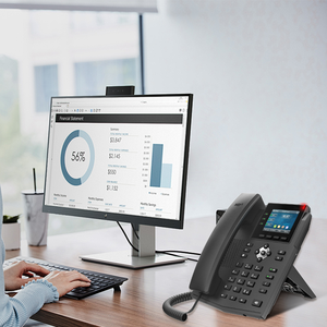 Téléphone WiFi SIP pour hôtel d'affaires Téléphone <span class=keywords><strong>VOIP</strong></span> Téléphone sans fil 6 lignes sip IP pour bureau à domicile support POE - Product Image 5