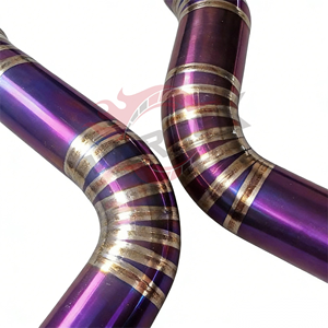 Échappement arrière à soupapes en alliage de titane durable Vortex, finition bleu brûlé pour Mercedes Benz AMG GT63 GT63S 4.0T M177 Performance - Product Image 5