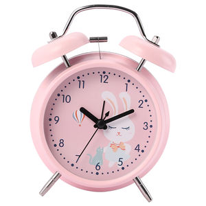 Vente chaude Non-tic-tac Vintage Classique Analogique Enfants Réveil avec Ningtlight pour Chambres Voyage Horloge Fort Twin Bell - Product Image 2