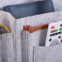 Paniers de rangement de haute qualité multi-poches paniers de rangement en feutre insérer sac en feutre maison sac suspendu de chevet