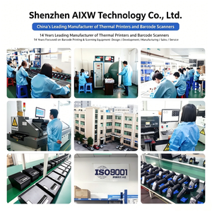 Aixw เครื่องพิมพ์แบบถ่ายโอนความร้อนที่มาพร้อมกับกระดาษและริบบิ้น - Product Image 3