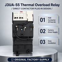 Relais de surcharge thermique J3UA55, interrupteur miniature scellé, protection de moteur basse puissance, 660V AC, contacts en cuivre, vis pour 3TF44/45