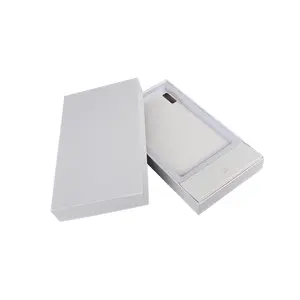 Caixa de papelão com tampa pequena e base para presente, de alta qualidade, branco, preto, embalagem, caixa de papelão com logotipo personalizado