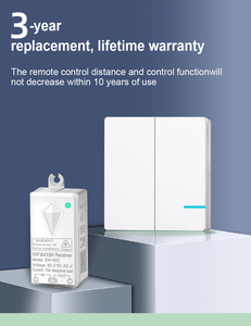 Control Remoto Inalámbrico para <span class=keywords><strong>el</strong></span> Hogar Inteligente, Equipo <span class=keywords><strong>El</strong></span>éctrico Tuya, Interruptor Inteligente WIFI 2.4G, Interruptor <span class=keywords><strong>de</strong></span> Luz Inalámbrico <span class=keywords><strong>de</strong></span> Largo Alcance RF433 - Product Image 6