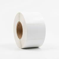 Rollo de Etiquetas Adhesivas de Papel Couché para Transferencia Térmica, Tamaño Personalizado, 57X40mm