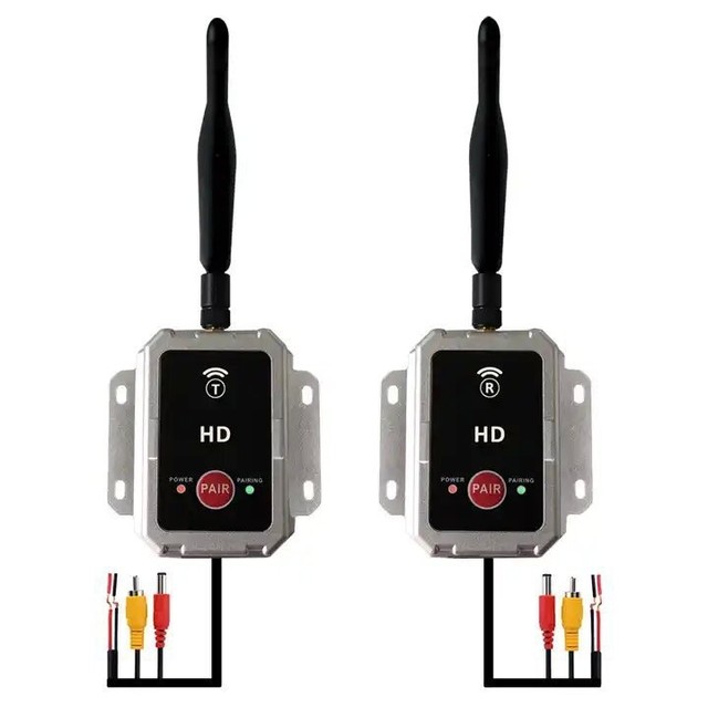 2.4GHz AHD Waterproof 1080P Wireless Video Transmitter Receiver Kit 12-36V