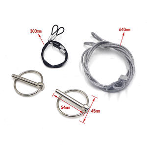 Verrou de capot en acier transfrontalier, très vendu, nouveau verrou de capot en alliage d'aluminium avec câble de traction, boulons inclus, essentiel pour la modification de voiture - Product Image 4