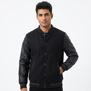 Premium Quality 2025 New Arrival High Quality New Design <b>Light</b> <b>Weight</b> Wholesale Men Varsity <b>Jacket</b> OEM Serviced Design - Product Image 1