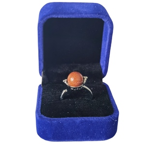<span class=keywords><strong>Anillos</strong></span> de Plata de 10 mm con Piedras <span class=keywords><strong>para</strong></span> Mujer, <span class=keywords><strong>Adolescentes</strong></span> y <span class=keywords><strong>Niñas</strong></span>, <span class=keywords><strong>Anillos</strong></span> de Dedo con Bolas Naturales de Piedras Preciosas, Joyería Clásica <span class=keywords><strong>para</strong></span> Fiestas y Compromisos - Product Image 5
