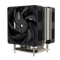 COOLSERVER LGA1700 4UR25 Radiateur de serveur pour processeur de 12e génération, double ventilateur, 6 caloducs, silencieux, 13900K, nouveau processeur informatique, TDP 255W