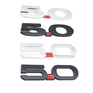 ELang 5.0 ABS Chrome, Badge Auto Personnalisé Économique, Électroplaqué de Haute Qualité, Lettres 3D, Autocollants Emblèmes de Voiture, Carrosserie, Garantie 1 An - Product Image 1