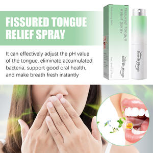 Portable 8-milliliter Oral Care Spray for Tongue Fissure Repair, Providing Fresh <b>Breath</b>, Coolness and Mint Flavor - Product Image 6