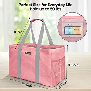 Sac de shopping utilitaire extra large en tissu Oxford 900D, pliable et réutilisable - Product Image 6