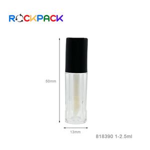 1mL 2,5 ml Mini tubos de brillo de labios redondos de plástico vacíos Tubos de bálsamo labial de plástico reciclado - Product Image 5
