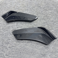 Diffuseur arrière en carbone pour Chevrolet Corvette Stingray C8 2020-2024, ailerons d'angle de pare-chocs arrière, canards, aileron, pièces extérieures de voiture