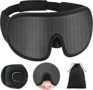 Masque de sommeil 3D avec sangle sans pression sur les oreilles, design en coton doux, faible MOQ, vente en gros - Product Image 1