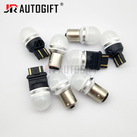 Ampoule de recul et de stationnement pour voiture S25 1156 BAU15S 1157 BAY15D T20 T25 3157 2016 18SMD, clignotant automatique 12V rouge sans polarité 7443