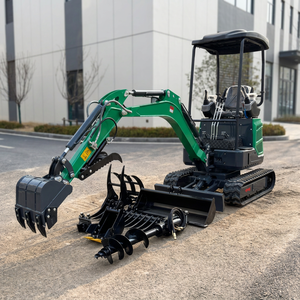 Mini <strong>Excavator</strong> Ce Euro5 <strong>Excavators</strong> Home Small Digger Chinese 1 Ton 1.<strong>2</strong> Tons Epa Farm Bagger Crawler Kubota Engine for Sale - Product Image 1