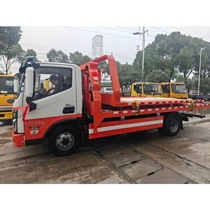 Nouveau type de véhicule de secours routier : Grue de dépannage rotative et remorque à plateau inclinable pour le remorquage d'accidents - Product Image 3