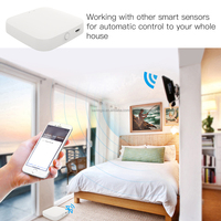 Gateway SLS Tuya Zigbee BLE, Hub Zigbee 3.0 para Automatización del Hogar Inteligente, Compatible con OLED Android, Alexa y Google Home para Hoteles