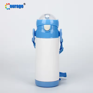Garrafa Térmica Infantil Sublimada com Tampa de Vácuo e Copos Sippy Personalizados com Logo 350ml - Product Image 3