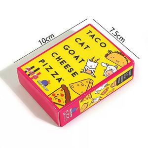 <span class=keywords><strong>Taco</strong></span> Cat Goat <span class=keywords><strong>Cheese</strong></span> <span class=keywords><strong>Pizza</strong></span> Jeu de société de dessin animé mignon et amusant | Jeu de cartes interactif joyeux pour 2 à 8 personnes Version anglaise - Product Image 3