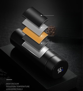 Thông minh LED hiển thị nhiệt độ kim loại cách nhiệt chai nước thép không gỉ chân không thông minh <span class=keywords><strong>Flask</strong></span> - Product Image 6