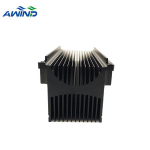 Disipador De calor anodizado negro de aluminio para amplificador Disipadores De Alumno De Calor Para Tramsistores De Amplificadores - Product Image 5