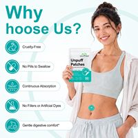 SOLOTREE Energy Focus : Patchs Transdermiques Confort Digestif et Anti-Gonflement – Favorise le Confort Digestif et Abdominal