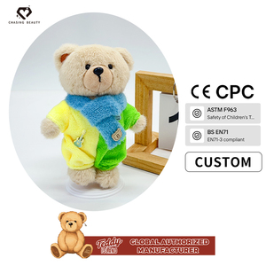 Teddy ISLAND Série de robes mignonnes en peluche Teddy Bear, vêtements de nuit décontractés, jouets en peluche, avec autorisation mondiale - Product Image 5