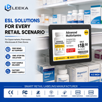 Etiquetas de Precio Digitales de Alta Resolución Basadas en la Nube, Etiquetas Inteligentes Inalámbricas con Tinta Electrónica para Cadenas de Tiendas Minoristas y Farmacias