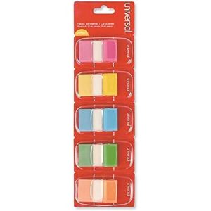 Banderas Adhesivas Universales Deluxe Pop-Up, 50 Banderas/Dosificador, 5 Dosificadores/Paquete, 1 x 1.75, Cinco Colores Surtidos, Marcadores Promocionales - Product Image 2