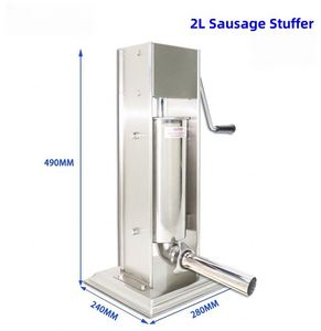 Embutidora Manual Vertical de Alta Calidad de 2L, 3L, 5L, 7L para Salchichas, Embutidora de Jamón y Salchichas - Product Image 2