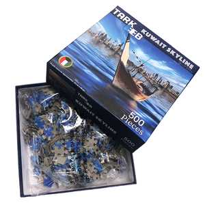 1000 pièces mini Puzzle Machine de découpe sur mesure <span class=keywords><strong>jeux</strong></span> de Puzzle pour adultes avec boîte de couleur pour jouets de divertissement <span class=keywords><strong>gratuits</strong></span> - Product Image 1