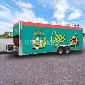 2025 Trailer Fully Equipped Us Standards Mobile <b>Kitchen</b> Fast Food Truck For <b>Sale</b> - Product Image 1