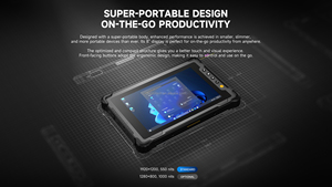 8 inch 16GB RAM với 12th i5/i7 công nghiệp gồ ghề <span class=keywords><strong>Tablet</strong></span> PC với máy quét mã vạch & Stylus & <span class=keywords><strong>RJ45</strong></span> IP67 gồ ghề máy tính bảng windows - Product Image 3