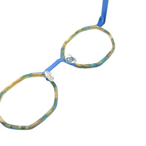 Yasee Nuova Montatura per Occhiali in Metallo e Acetato di Alta Qualità, Design alla Moda, Pronta Consegna - Product Image 6