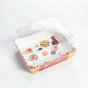 Bán Sỉ Tùy Chỉnh Bánh Bánh Mì Container Charcuterie Ngọt Ngào Kraft Giấy Bao Bì Hộp Với Nắp Nhựa - Product Image 3