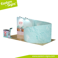 Stand d'exposition portable 10 x 20 pieds, stand de foire commerciale, stand d'exposition pour exposition