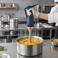 Mixeur plongeant professionnel robuste en acier inoxydable, mixeur à main à vitesse variable pour cuisine de restaurant
