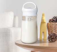 Nouvelle tasse mélangeuse électronique automatique à piles, shaker de protéines de qualité alimentaire, moderne, écologique, portable, avec couvercles.